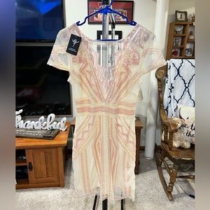 NWT VIJIV beaded dress size XS